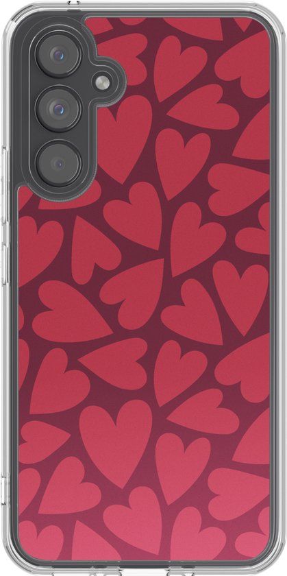 imoshion Hoesje - Geschikt voor Samsung Galaxy A54 (5G) - Design hoesje - Hearty Coral Dust