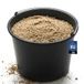 BAKOKI Robuuste mortelemmer van gerecycled LDPE met metalen hoofdband en binnenschaal, betonemmer, cementemmer, poetsemmer en wateremmer voor bouwplaats, tuin en huishouden, zwart