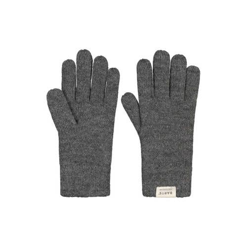 Barts Chayse gebreide handschoenen donkergrijs