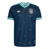 ADIDAS ORIGINALS Tricot 'DFB Away Authentic' marine / turquoise / wit