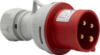 Brennenstuhl CEE-stekker, 4-polig, voor buiten, industrieel stopcontact, CEE 400 V/16 A, schroefbare verbindingstechnologie, gebruik op bouwplaatsen, camping, IP44, 16 A