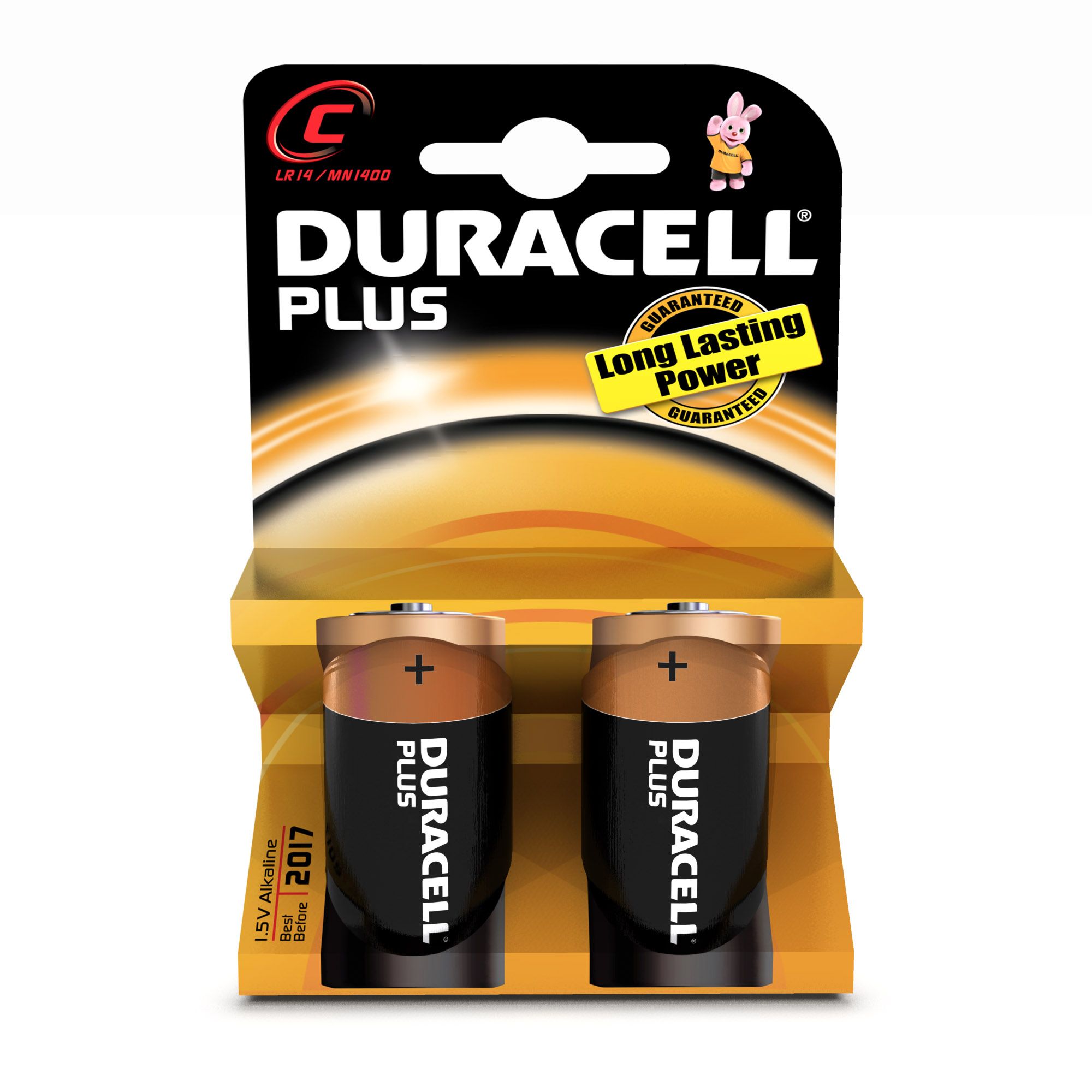 Duracell C Plus Batterijen - 2 stuks