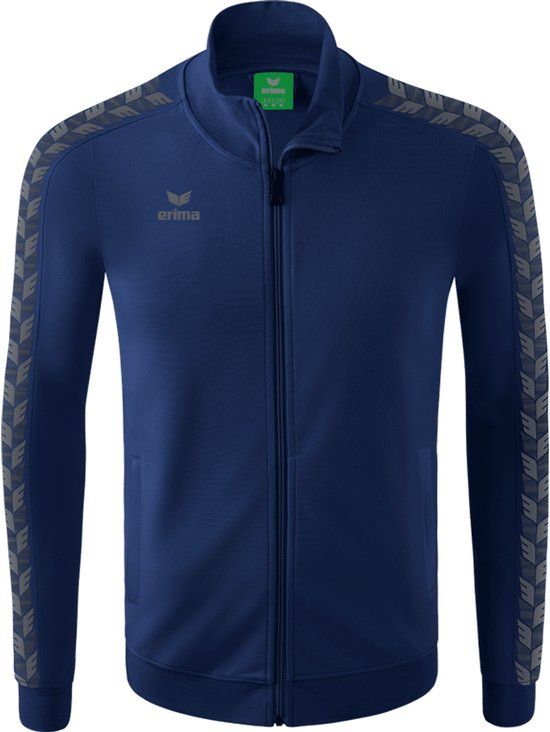 Erima Essential Team Tracktop Jack Kinderen - New Navy / Slate Grey - Maat 164