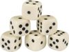 SOHO Dobbelstenen - 16 mm - Wit - 6 Stuks