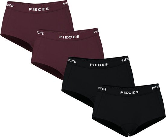 Pieces Boxershorts PCLOGO LADY 4-pack