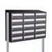 Allux Hive Set 3-Breed, 5-Hoog Met Dak Op Statief Zwart