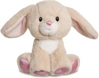 Aurora Pluche Knuffel Konijn - Crème Wit - 20 cm - Bosdieren Thema