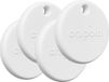 Chipolo POP - Bluetooth Tracker & KeyFinder - Werkt met Apple Find My & Android Find My Device - Tracker Apple iPhone & Android - 120 dB - Wit - 4 Pack