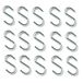 Merriway BH04903 S-haak Keuken Staal BZP 25mm 2.4mm Gauge - Pack van 50 Stuks