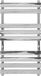 BELRAD Handdoekradiator 950x500 mm - Chroom - 335W