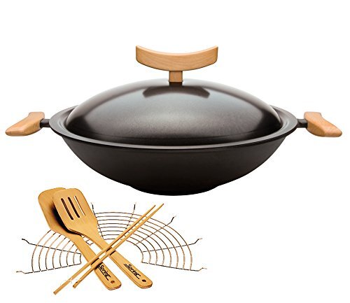 Spring 1692130635 gietijzeren wok set 35 cm