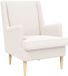 vidaXL Fauteuil Crèmekleurig Bouclé
