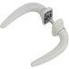 Fapim Horus Blanc Poignée de porte carré 8 mm