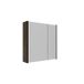 Saniclass Holz Pure armoire à miroir – 60x63x16cm – Chêne charcoal