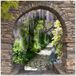 Merkloos / Sans marque GreatGardenPosters B.V. Tuinposter - 200x200 cm - Bloemen - Blauwe regen - PVC