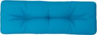 vidaXL Palletkussen 120x40x12 cm stof lichtblauw