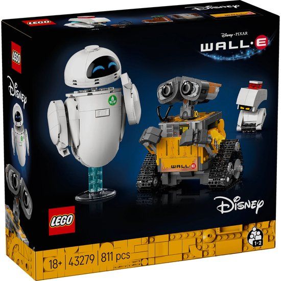 LEGO Disney en Pixar WALL-E en EVE - 43279 Bouwset