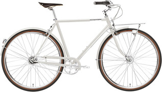 Creme Caferacer Doppio Diamant 7 versnellingen, wit