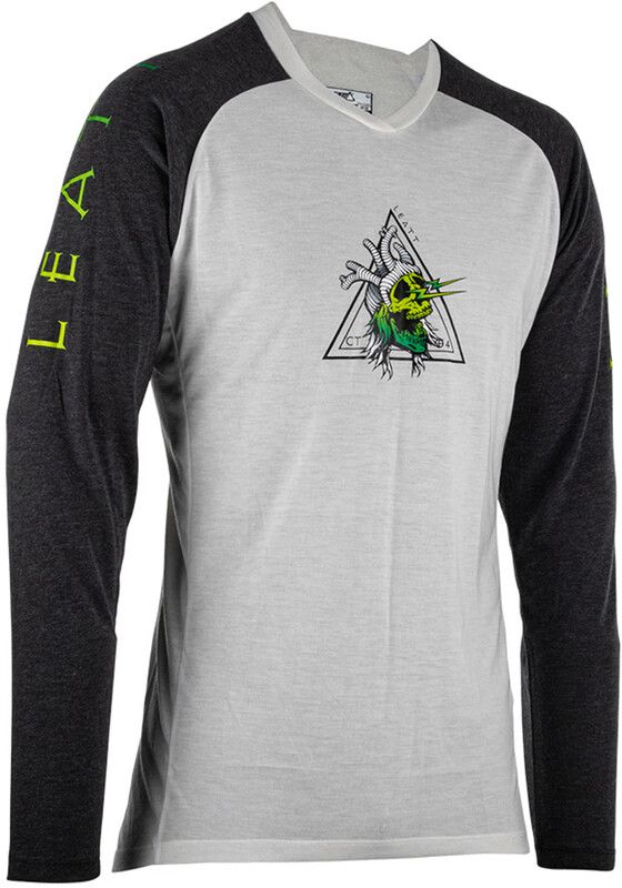 Leatt MTB Gravity 2.0 LS Jersey Men - Grijs/Zwart