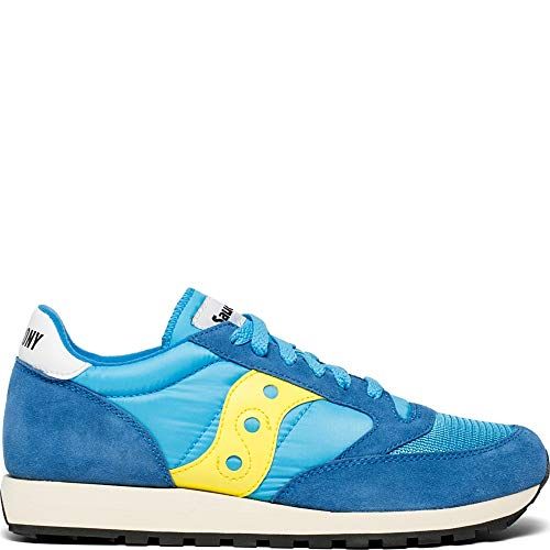 Saucony Jazz Original Vintage Sportschoenen - Heren - Blauw/Geel - Maat 40.5 EU