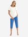 Triumph Pyjama Red Label Sets PK Capri WHITE/BLUE