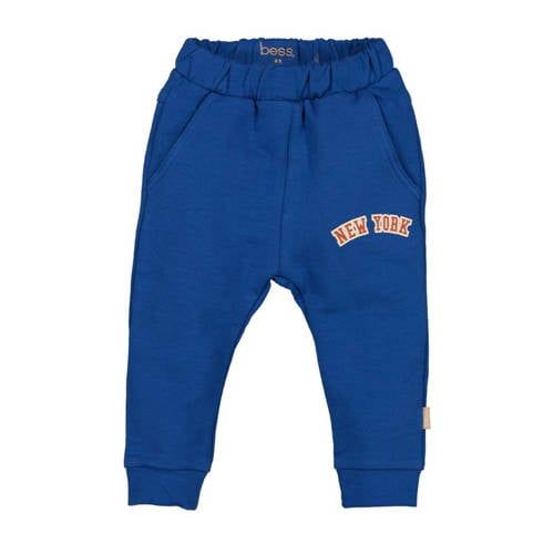 BESS regular casual broek marineblauw