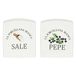Porcellana Conserva Set Zout/Peper Deco Gb, Nylon/A