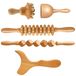 Elzusha - Set van 5 Houten Massagers voor Maderotherapie en Lymfedrainage