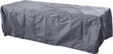Sunnydays Tuintafel meubel beschermhoes - donker grijs - polyester - 240 x 130 x 60 cm