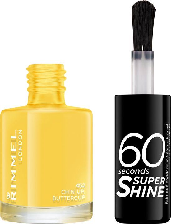 Rimmel London Rimmel 60 Sec Nail Polish Quick D 8 ML - 452 Chin Up Buttercup