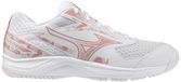 Mizuno Stealth Star 3 Jr. Handbalschoenen Wit/Rose Elegance/Lava Falls Junior Maat 38,5