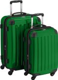 Merkloos Alex - Set van 2 Koffers - 116L - Metaalgroen - Hardcase met TSA-slot