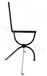 Banc-Klappgestell pour Bierzeltgarnitur DE LUX I, II avec Lehne – Klappgestell de remplacement 43x46cm pour Bierbank, Côté : Droite