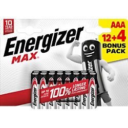 Energizer Max AAA Batterijen - 16 stuks