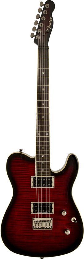 Fender Special Edition Custom Telecaster FMT HH Black Cherry Sunburst - Electric Guitar