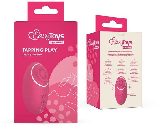 Easytoys Tapping Play Small (1 stuk) - Roze Siliconen