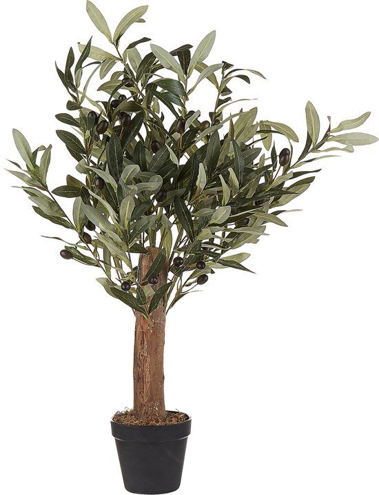 Beliani OLIVE TREE - Kunstplant - groen - Kunststof