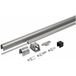 Vachette kit d'allongement pour serrure antipanique porte de 3200 coloris inox