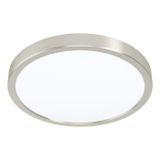EGLO Fueva 5 Plafondlamp LED Ø 28,5 cm Wit/Gesatineerd staal