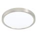 EGLO Fueva 5 Plafondlamp LED Ø 28,5 cm Wit/Gesatineerd staal