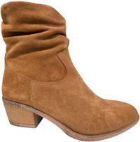 Aqa A8895 A60 Enkellaarzen Cognac Suede Dames