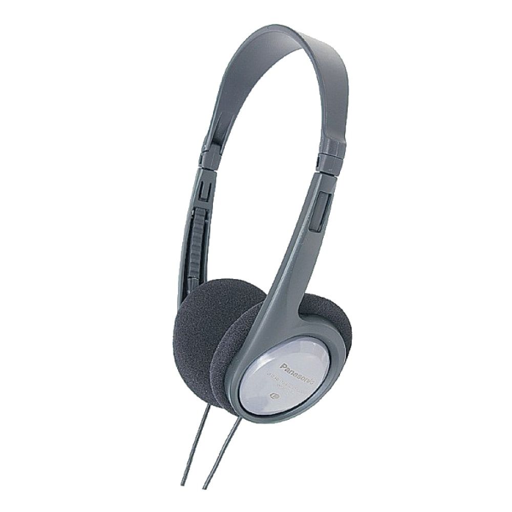 Panasonic RP-HT090E - Hoofdtelefoon - Bedraad - Hoofdband - Zwart, Grijs