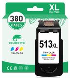 Solidchoice - Cartouches d'encre recyclées pour Canon 513XL, haute capacité