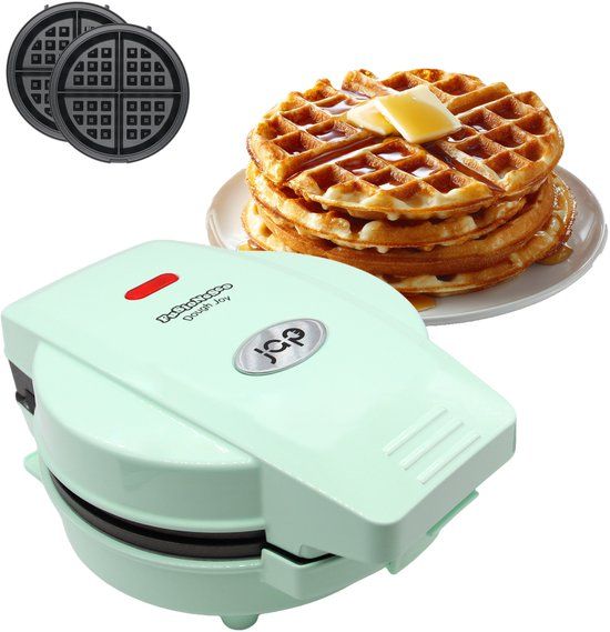JAP Appliances Dough Joy Wafelijzer - Groen