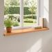 vidaXL - Raamprofielen - 2 st - Gevoerd - 110 x 25 x 2 cm - Massief beukenhout