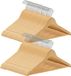 Merkloos Houten Kledinghangers Set van 50