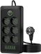 Multiprise avec 11 prises avec 6 prises AC et 5 ports USB - Multiprise