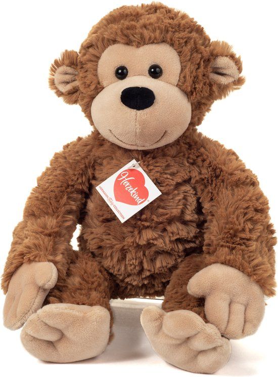 Hermann Teddy Aap Fritz Knuffel - 32 cm - Lichtbruin