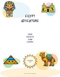 EGYPT ADVENTURE: Color, Discover & Learn! A Fun Coloring Journey Through Egypt
