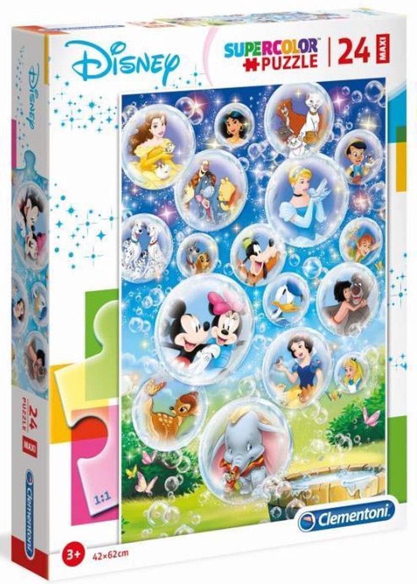 Clementoni Puzzel 24 Maxi Classic Characters